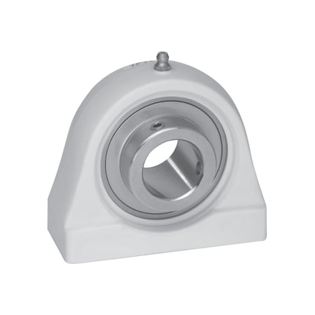 Iptci Tap Base Pillow Block Ball Brg Unit, 25 mm Bore, Thermoplastic Hsg, Hard Chrome Insert, Set Screw CUCTPA205-25MM